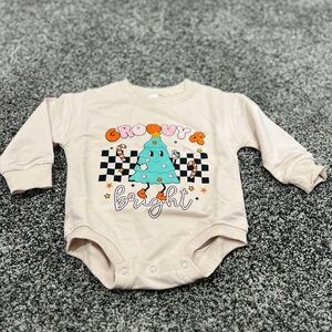 Groovy & Bright Baby Onesie with Green Socks